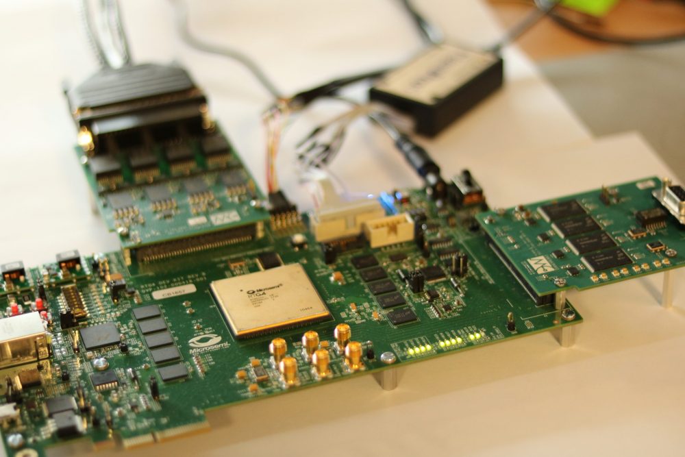 FMCs make it easier to interface with Microchip's RTG4 development kit.